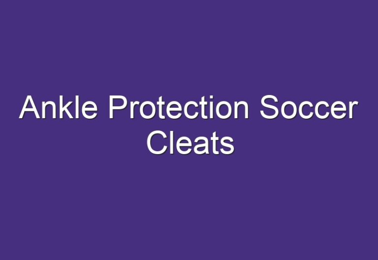 Ankle Protection Soccer Cleats