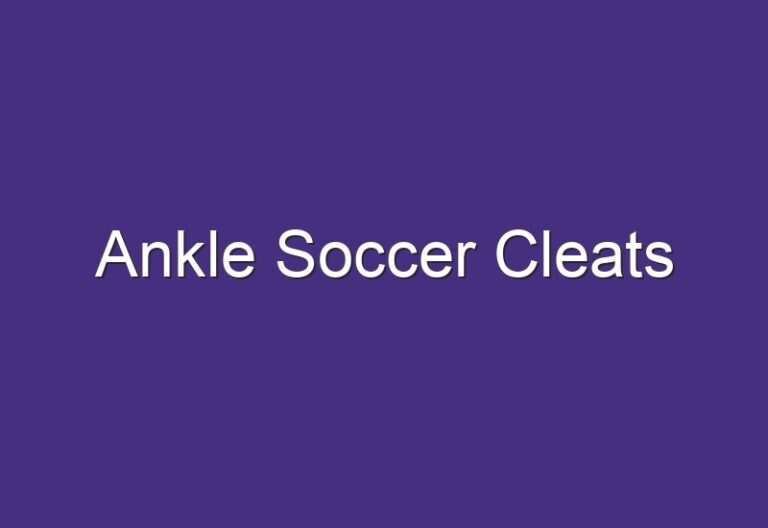 Ankle Soccer Cleats