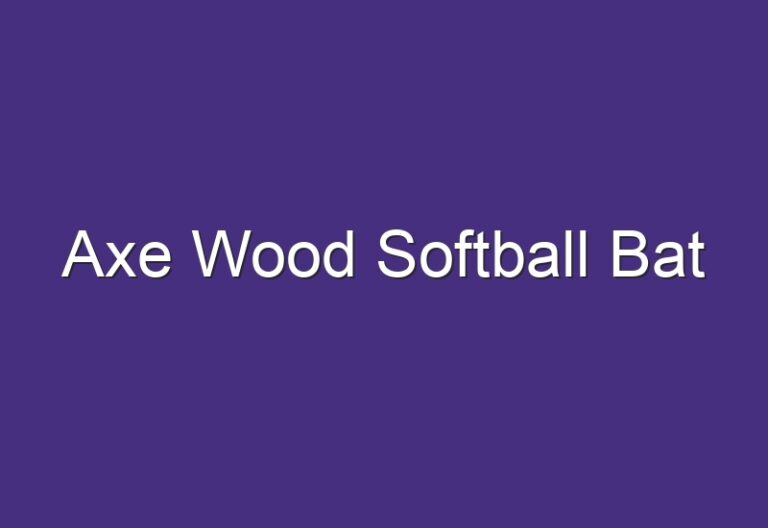 Axe Wood Softball Bat