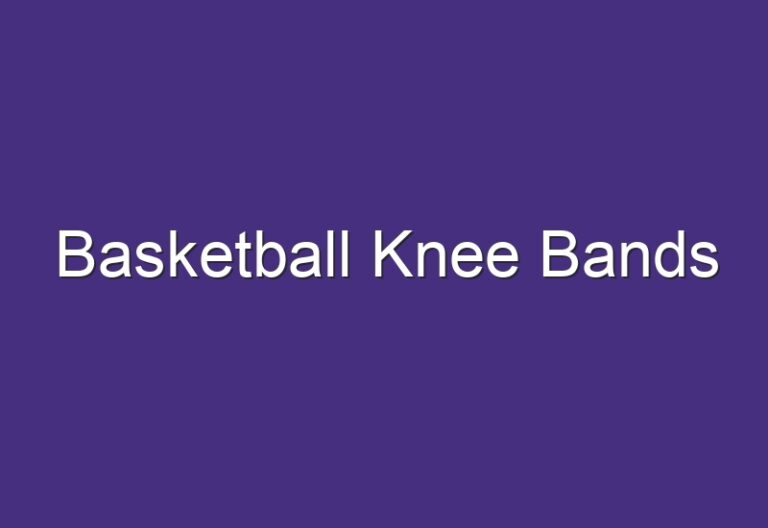 Basketball Knee Bands