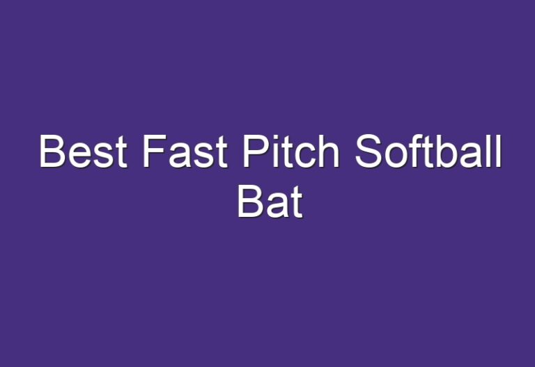 Best Fast Pitch Softball Bat