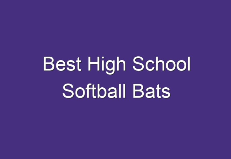 Best High School Softball Bats