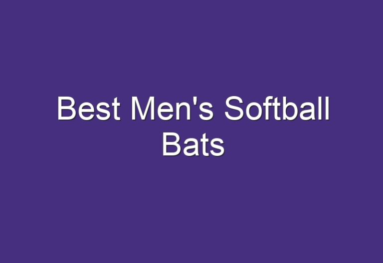 Best Men's Softball Bats