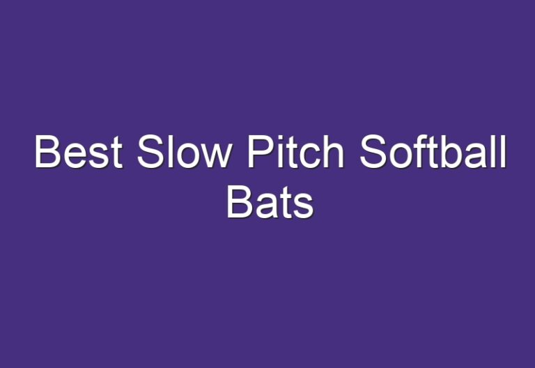 Best Slow Pitch Softball Bats