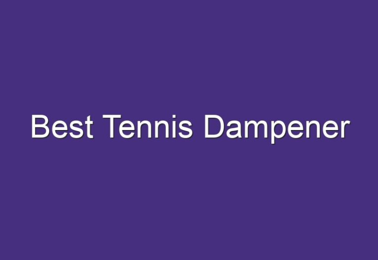 Best Tennis Dampener