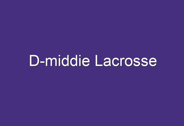 Dmiddie Lacrosse
