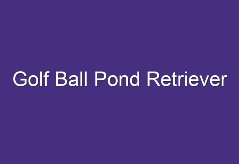Golf Ball Pond Retriever