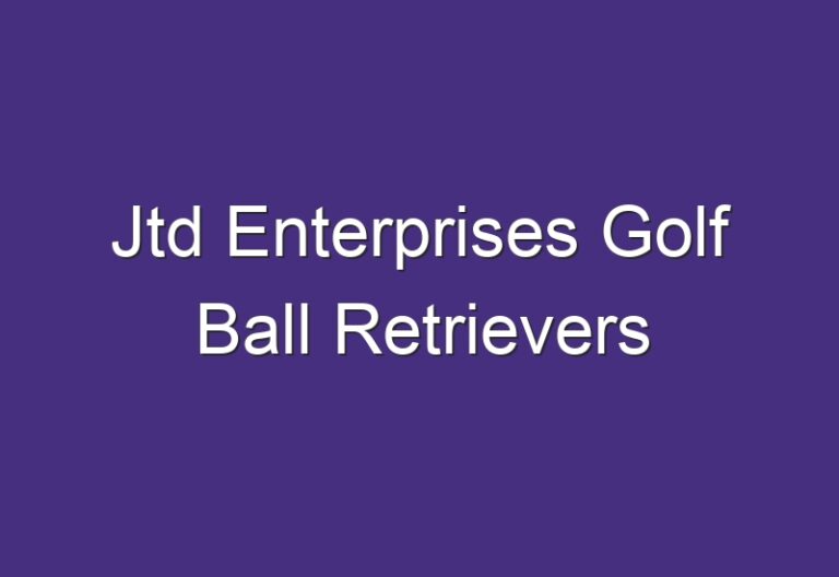 Jtd Enterprises Golf Ball Retrievers