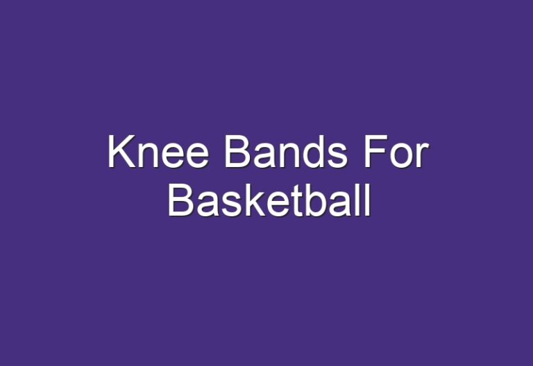 Knee Bands For Basketball