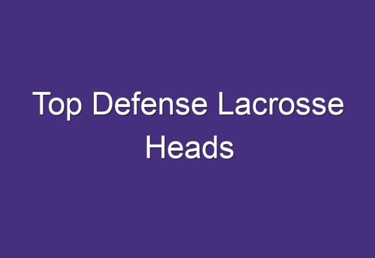 Top Defense Lacrosse Heads