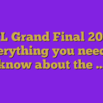 AFL Grand Final 2020: Everything you need to know about the …