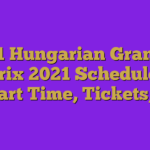 F1 Hungarian Grand Prix 2023 Schedule, Start Time, Tickets, …