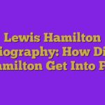 Lewis Hamilton Biography: How Did Hamilton Get Into F1?