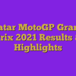 Qatar MotoGP Grand Prix 2023 Results & Highlights