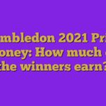 Wimbledon 2021 Prize Money: How much do the winners earn?