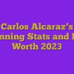 Carlos Alcaraz’s Winning Stats and Net Worth 2023
